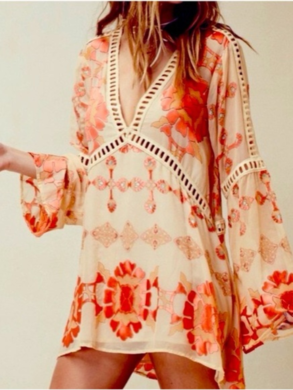 For Love And Lemons NWT Barcelona Dress Large - Picture 2 of 14